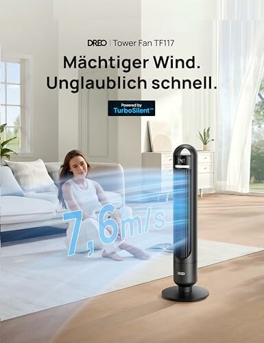 Dreo 23dB Turmventilator