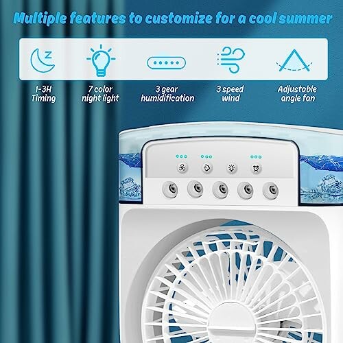 Tragbare Klimaanlage mit mehreren Funktionen.
