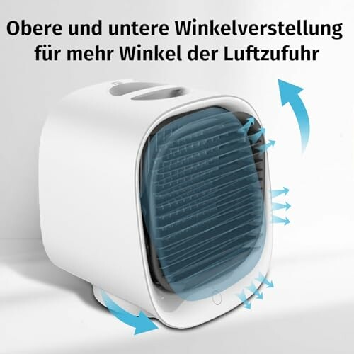 Tragbarer Luftkühler mit einstellbarem Winkel
