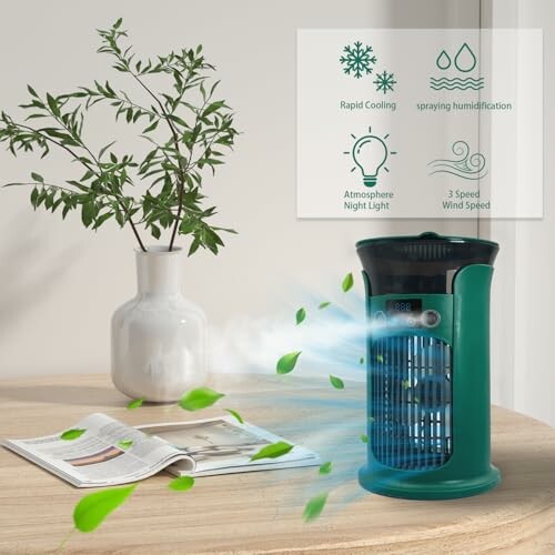 Ruutcasy Tragbarer Klimaanlagen Ventilator
