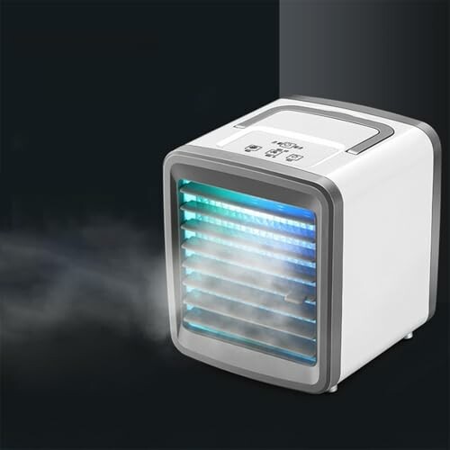 Tragbarer Luftkühler mit LED-Licht