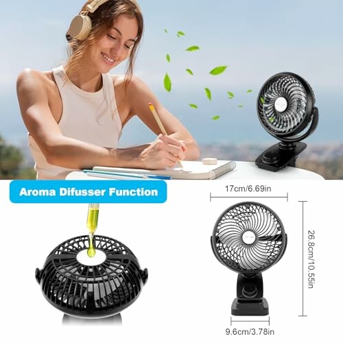 ELZO USB Clip Ventilator
