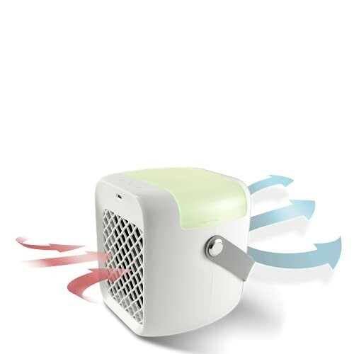 Tragbare Mini-Klimaanlage mit Luftstrompfeilen