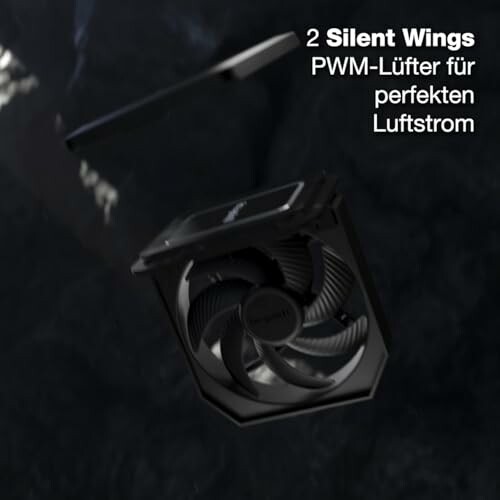 Zwei Silent Wings PWM-Lüfter für optimalen Luftstrom
